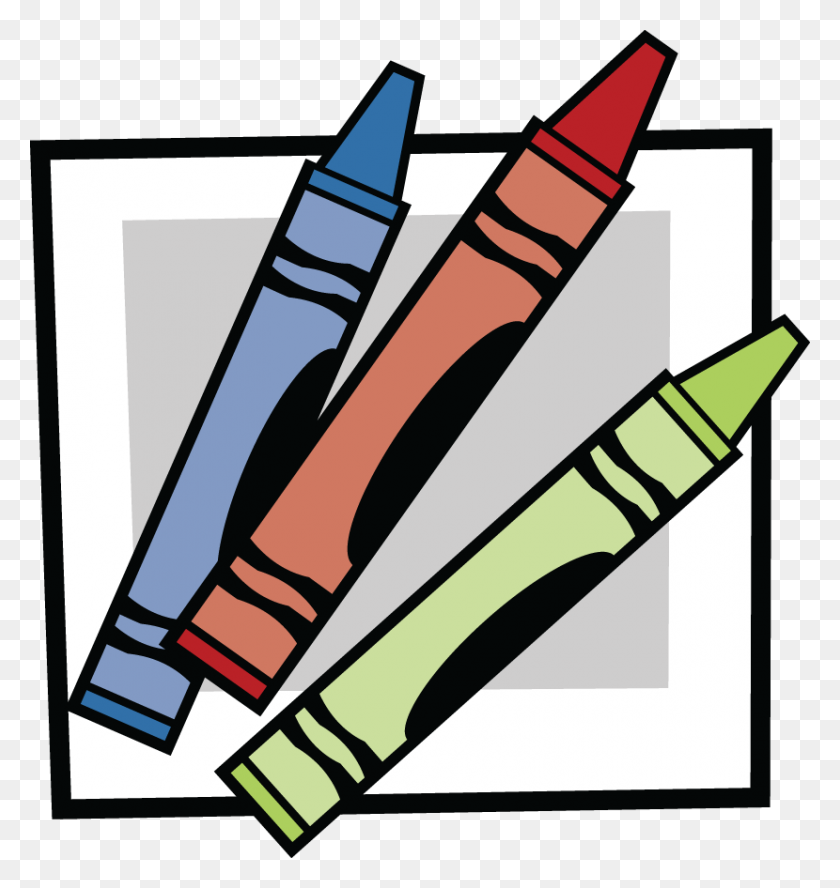 830x882 Top Crayons Clip Art Free Clipart Image - Коррида Клипарт