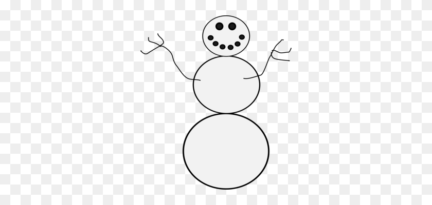 294x340 Top Hat Black And White Drawing Snowman - Top Hat Clipart Black And White