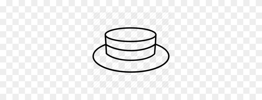 260x260 Top Hat Clipart - Mad Hatter Hat PNG