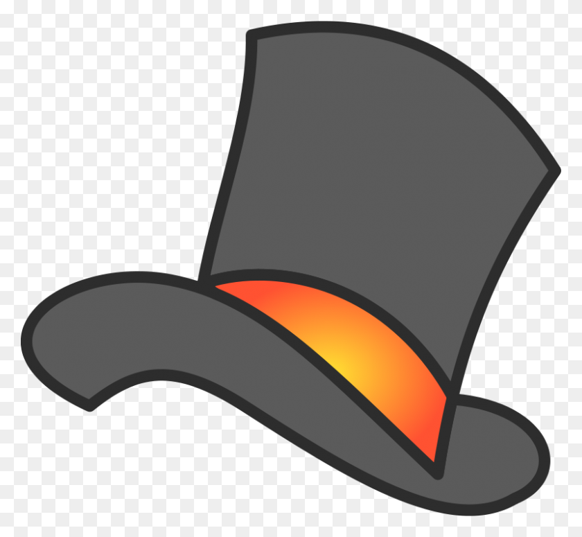 800x734 Top Hat Clipart Photo Booth - Monocle Clipart