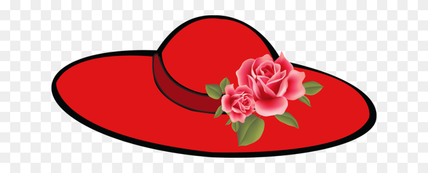 638x280 Sombrero De Copa Clipart Rosa - Pom Pom Clipart
