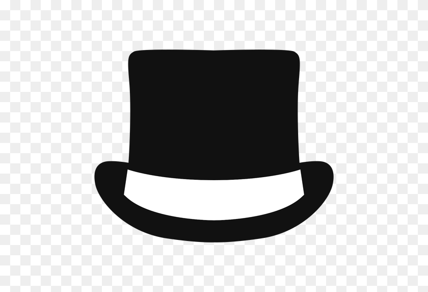 512x512 Top Hat Front View Flat - Top Hat PNG
