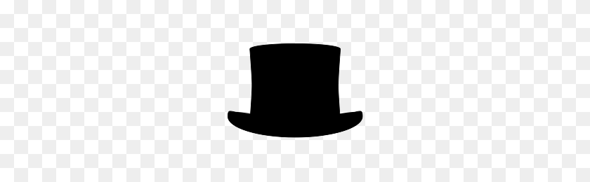 200x200 Top Hat Icons Noun Project - Tophat PNG