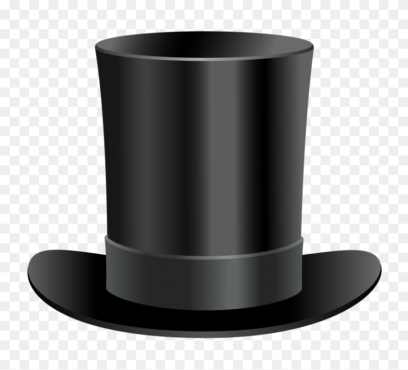 4228x3802 Top Hat Pictures - Party Hat Клипарт Черно-Белый