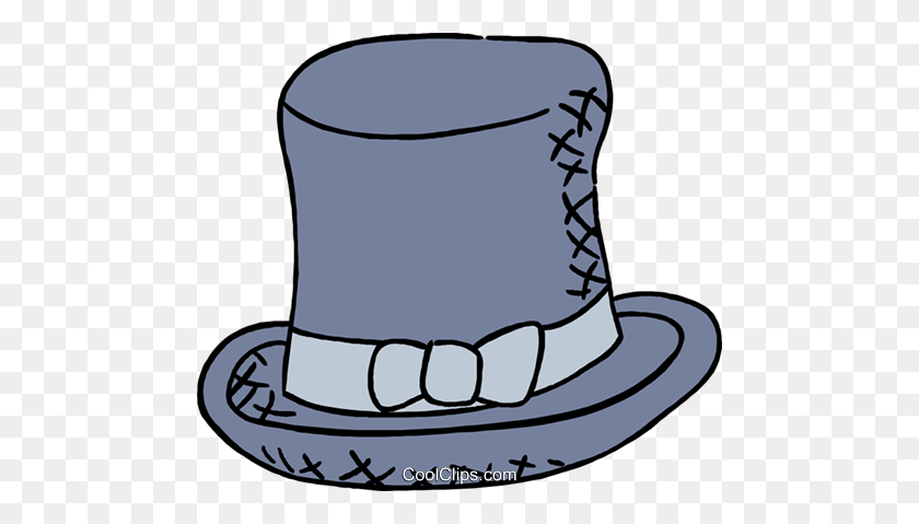 480x419 Top Hat Royalty Free Vector Clip Art Illustration - Top Hat PNG