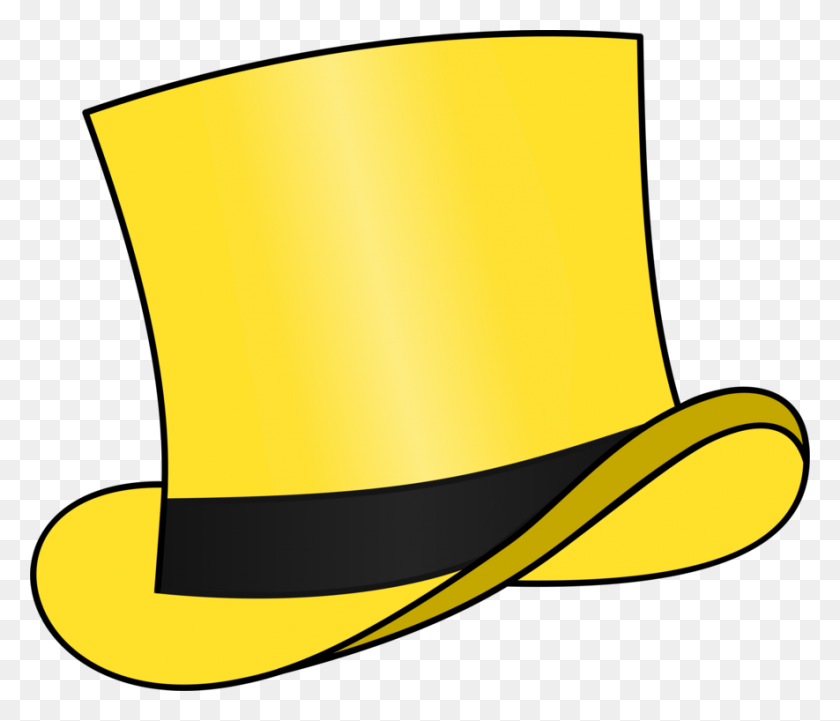 885x750 Top Hat T Shirt Clothing Bowler Hat - Derby Hat Clipart