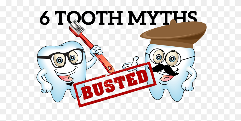 600x363 Top Tooth Myths Busted - Cepíllate Los Dientes Clipart