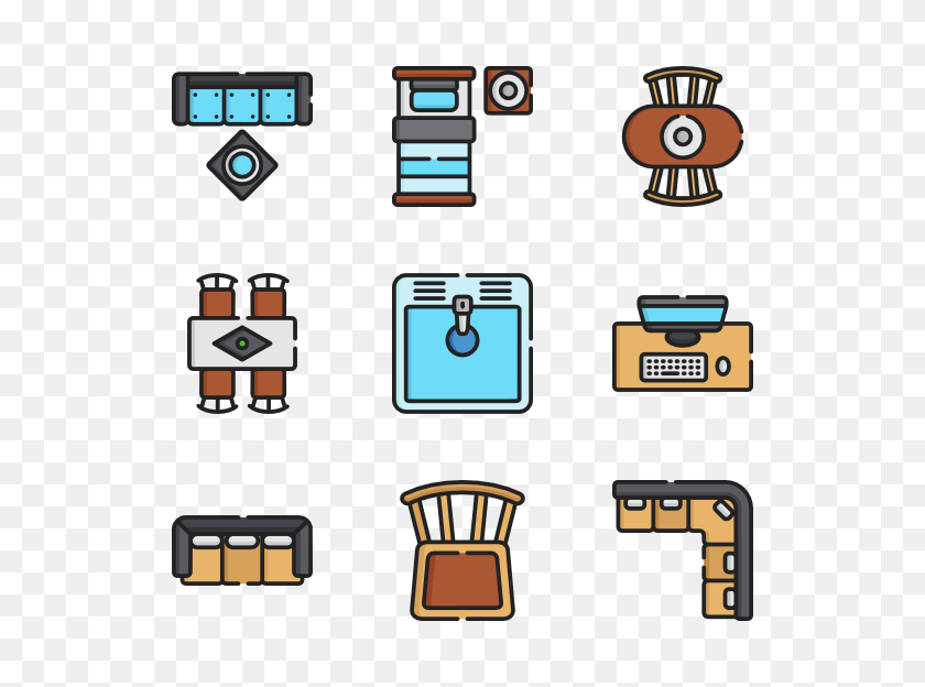 600x564 Top View Icon Packs - Top View PNG