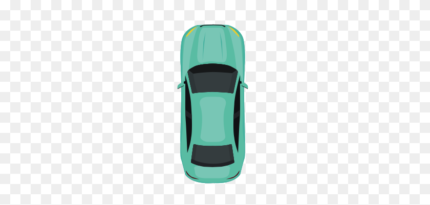 512x341 Вид Сверху Зеленого Автомобиля, Зеленый Значок Дома С Png И Вектором - Вид Сверху Автомобиля Png