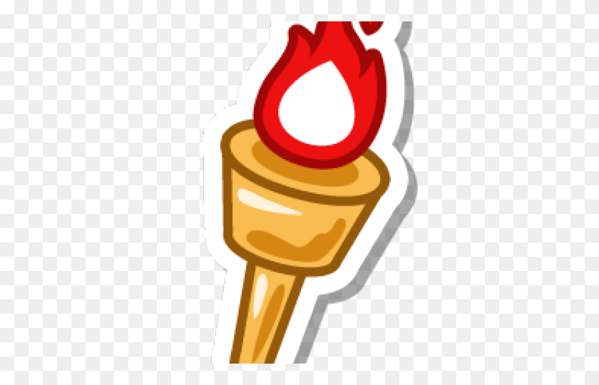 640x480 Torch Clipart Olympic Flame - Olympic Torch Clipart