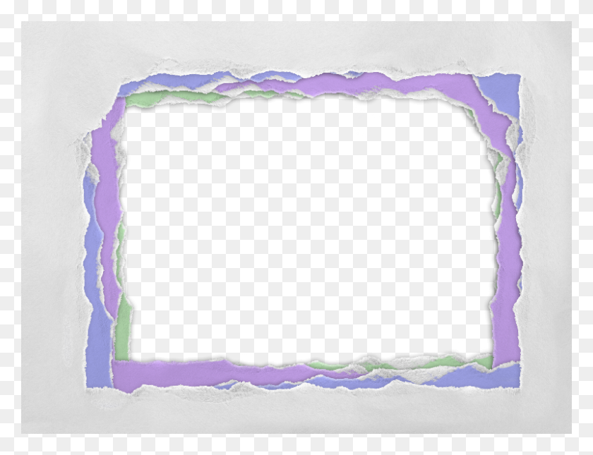 800x600 Torn Paper Frame Png Texture Free - Rough Texture PNG