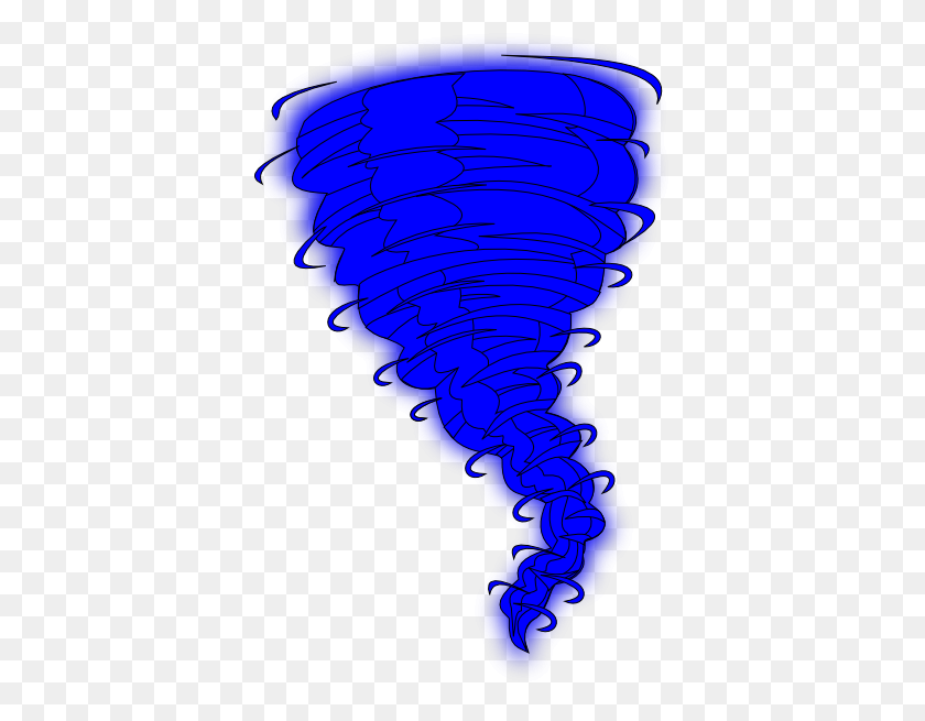 378x595 Tornado Clipart Image Bearing Down On And Doing Damage - Tornado Clipart