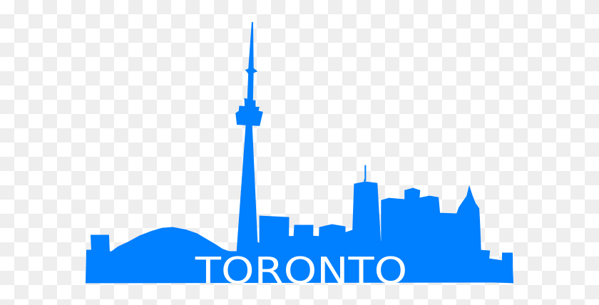 600x368 Toronto Skyline Clip Art - Skyline Clipart