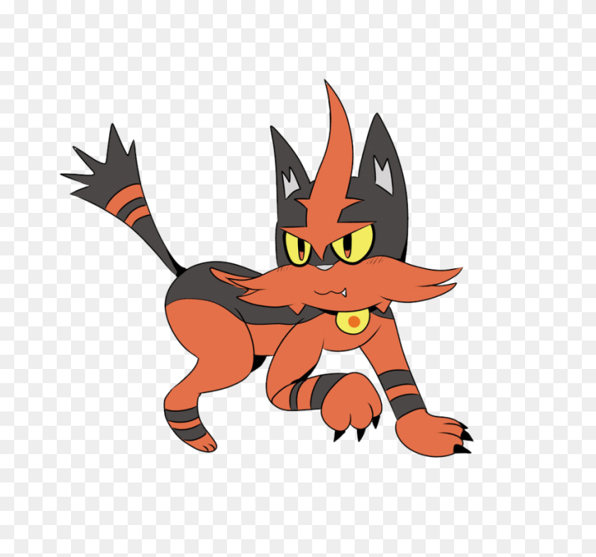 900x837 Torracat Pokemon Png Cartoon Image Transparent Background - Pokemon PNG Images