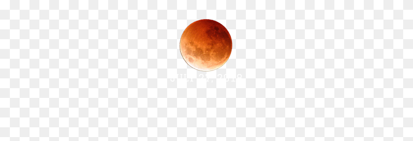 190x228 Total Lunar Eclipse - Blood Moon PNG