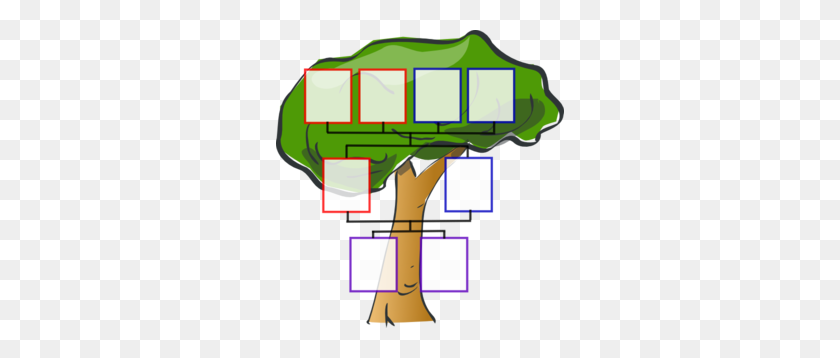 288x298 Totetude Family Tree Two Kids Clip Art - Two Kids Clipart