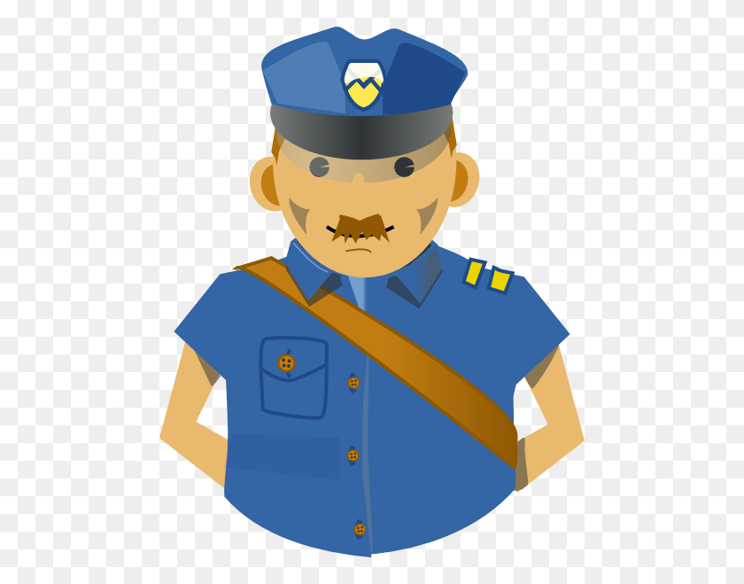 480x599 Totetude Mailman Job Clip Art - Police Uniform Clipart