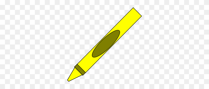 300x300 Totetude Yellow Crayon Clip Art - Crayon Clipart PNG