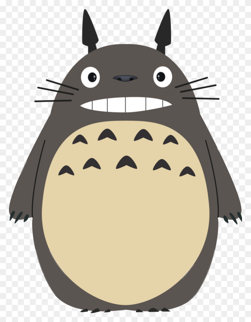 781x1019 Totoro Anime Studio Ghibli Ghibli - Totoro Clipart