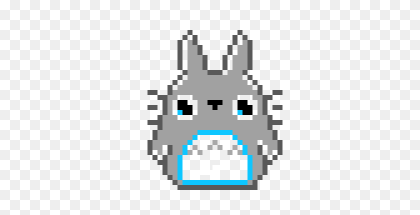330x370 Totoro Pixel Art Maker - Totoro PNG