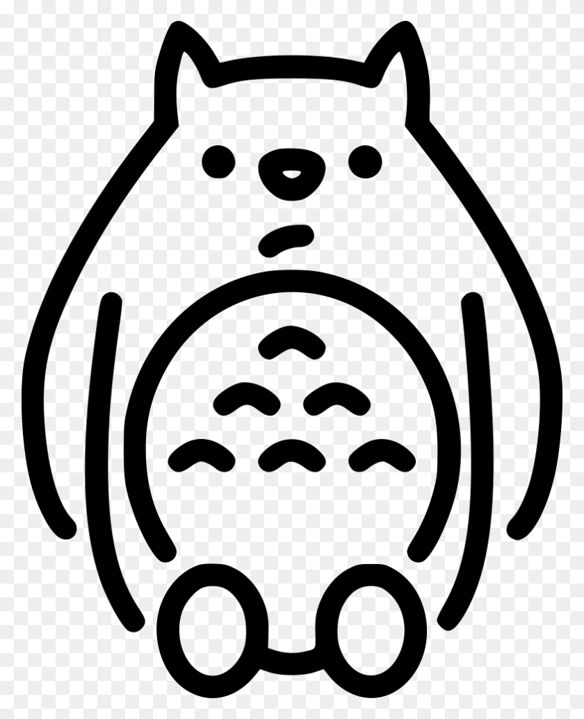 784x980 Totoro Png Descargar Gratis - Totoro Png