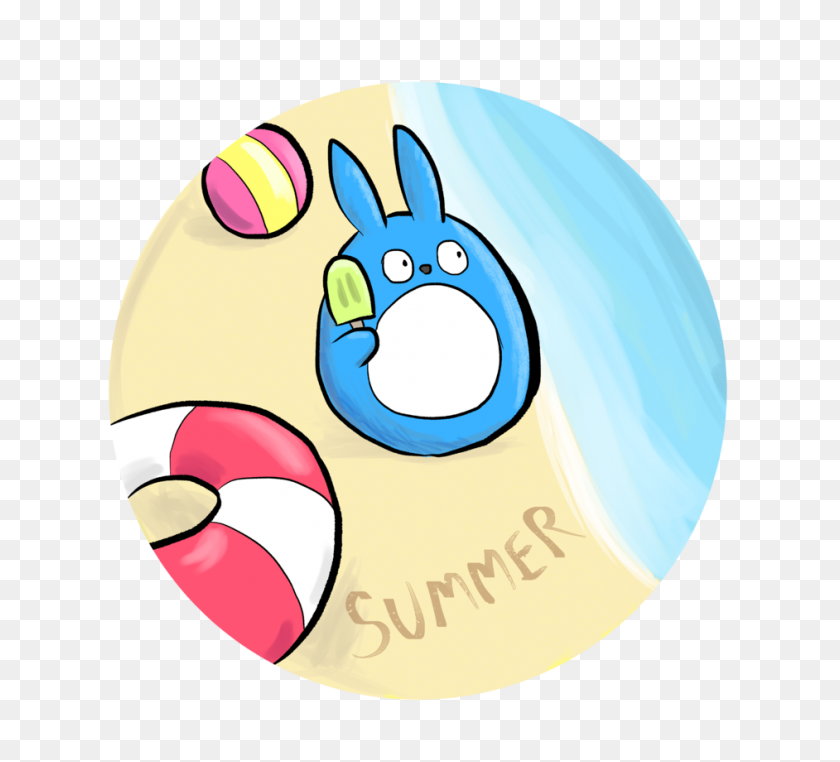 942x848 Totoro Summer Time - Studio Ghibli Clipart