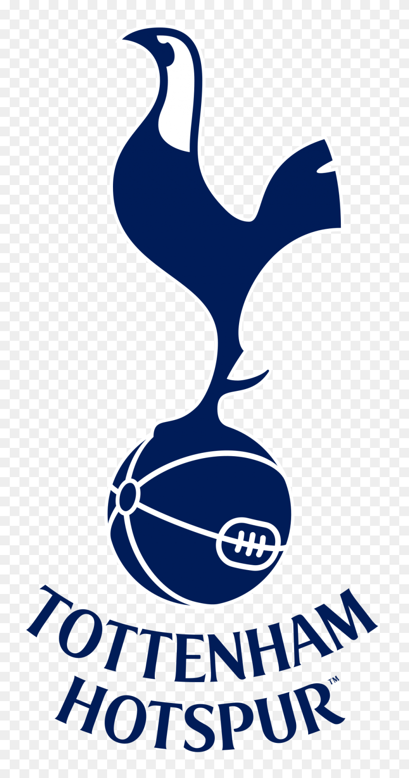 1000x1972 Tottenham Hotsper Logo Football Tottenham Hotspur - Spurs Logo PNG