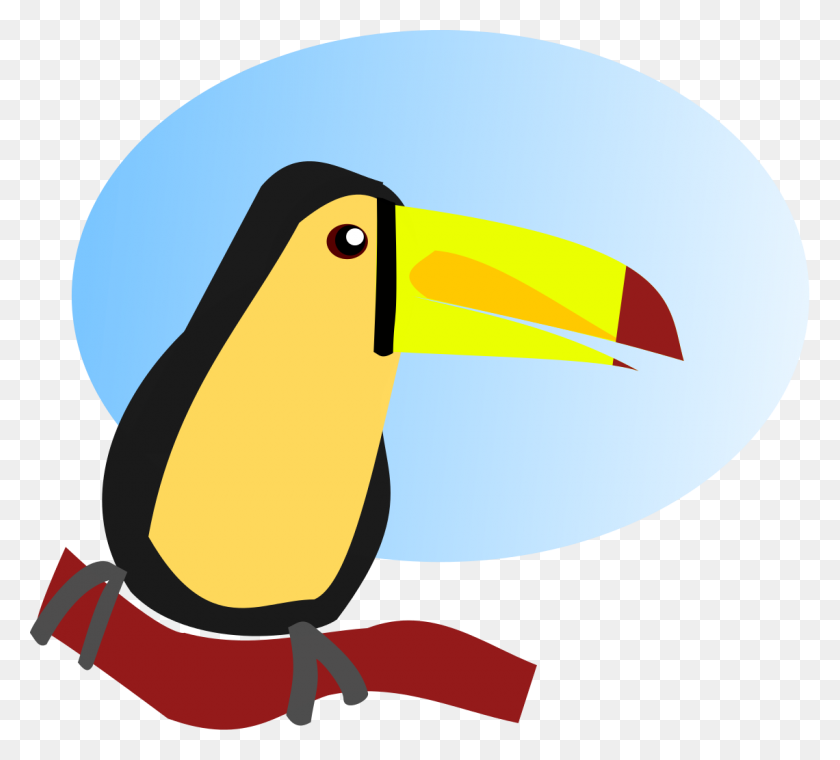 1140x1024 Toucan Cartoon - Toucan PNG