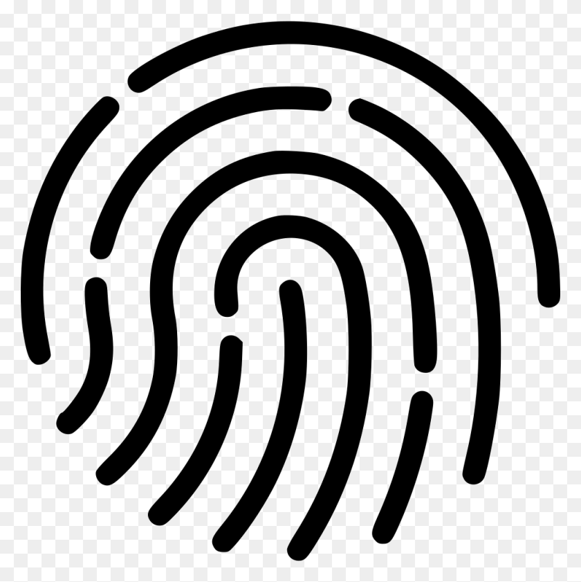 980x982 Touch Id Fingerprint Access Png Icon Free Download - Fingerprint PNG