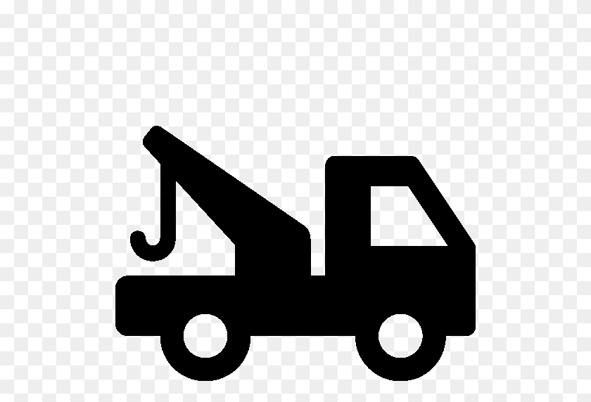 512x512 Tow Truck Tow Truck Icon - Towing Hook Clipart