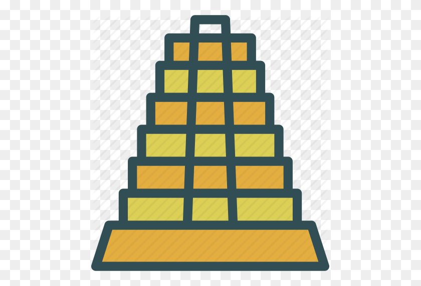 475x512 Tower Clipart Babylon - Ziggurat Clipart