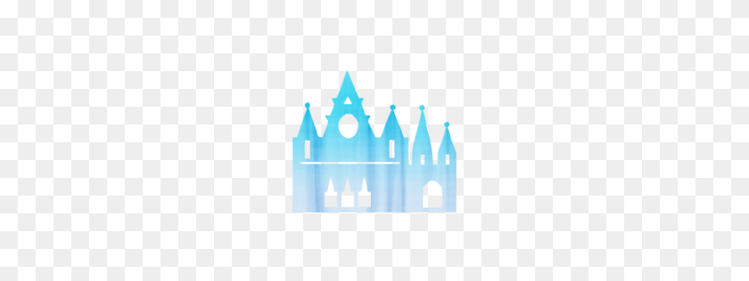 256x256 Tower Clipart Blue Castle - Disney World Castle Clipart