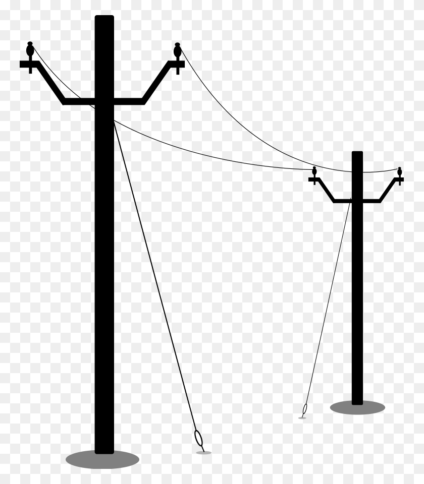 761x900 Tower Clipart Electricity Tower - Tower Clipart