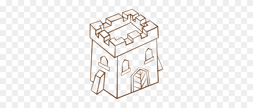 244x300 Tower Free Clipart - Ruins Clipart