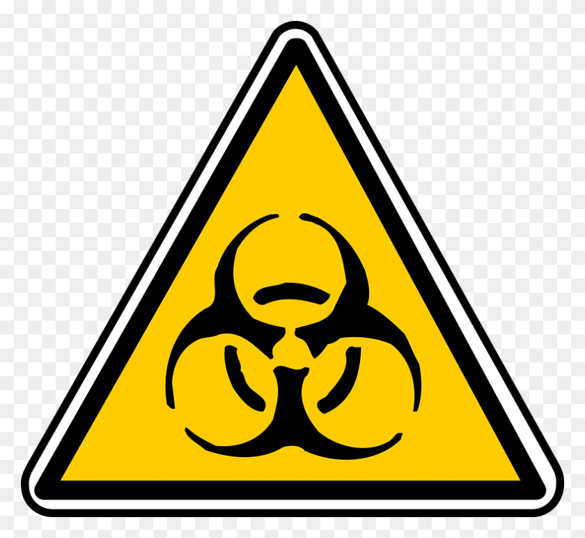 788x720 Toxic Sign Png Transparent Toxic Sign Images - Radioactive Symbol PNG