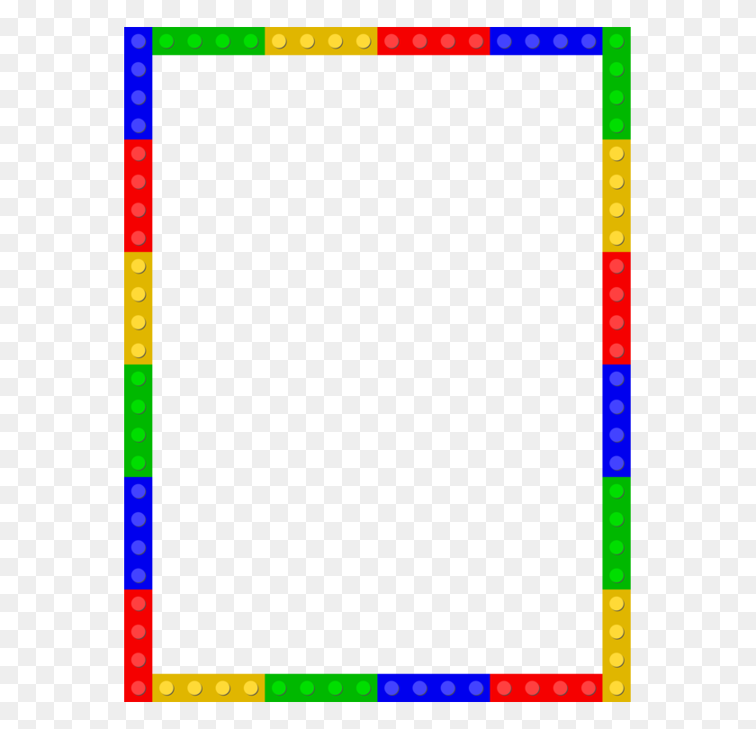 563x750 Toy Block Picture Frames Lego - Lego Blocks Clipart