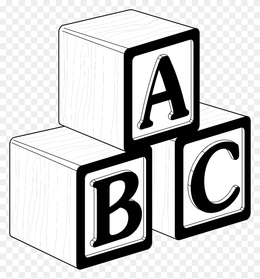 958x1036 Toy Blocks Clipart Collection - Abc 123 Clipart
