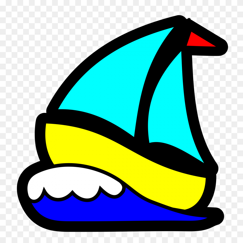 2400x2400 Toy Boat Clipart - Pontoon Boat Clipart