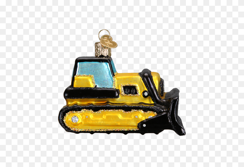 516x516 Toy Bulldozer Old World Christmas Ornament - Bulldozer PNG