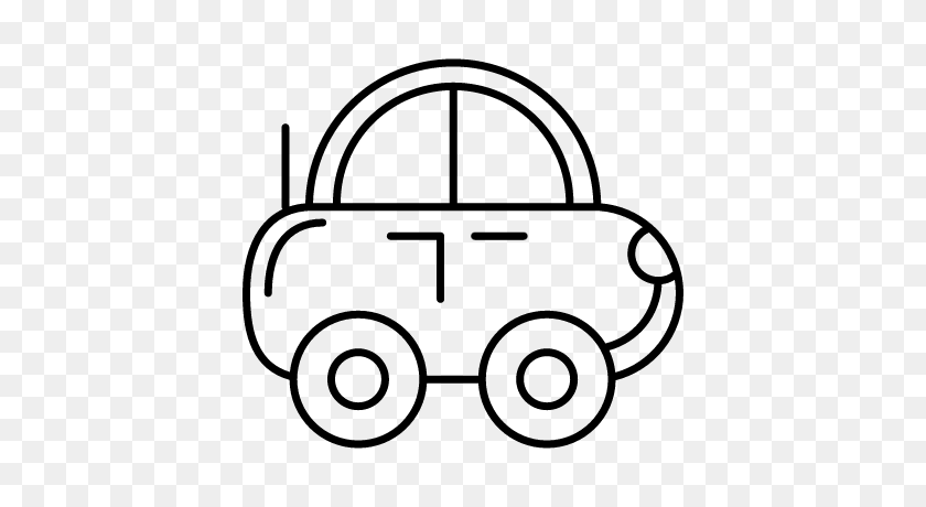 400x400 Toy Car Clip Art Black And White, Toy Car Clipart Black And White - Remote Control Car Clipart