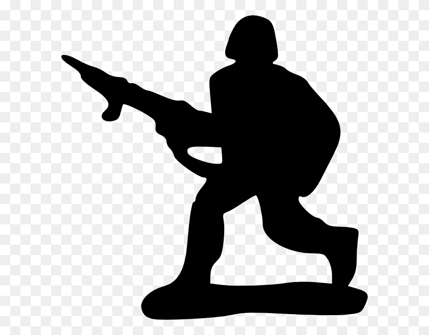 600x597 Toy Soldier Clip Art - Troops Clipart