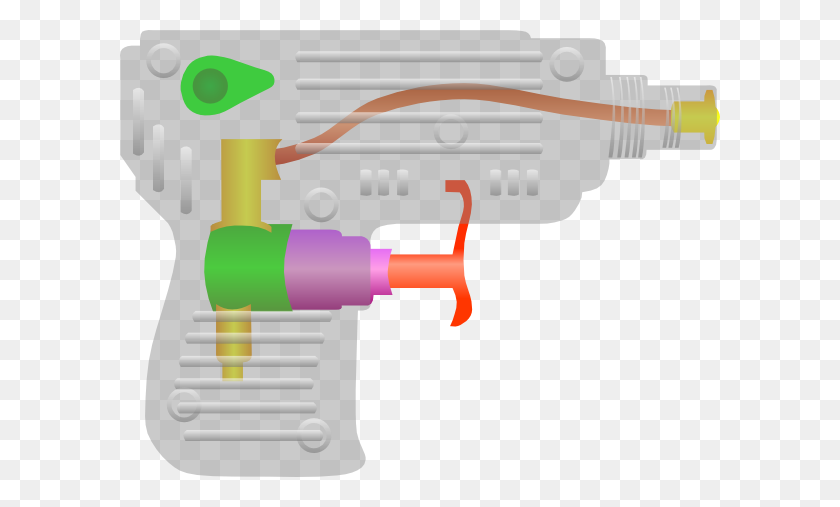 600x447 Toy Watergun Clip Art - Squirt Gun Clipart