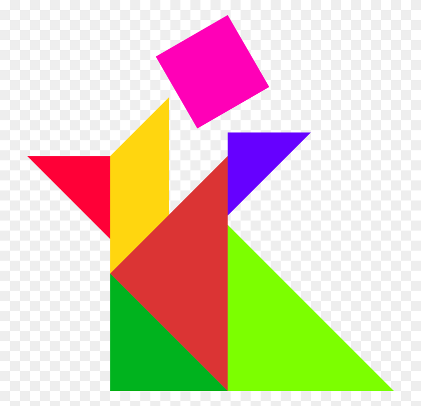 732x750 Toying With Tangrams Jigsaw Puzzles Triangle - Tangram Clipart
