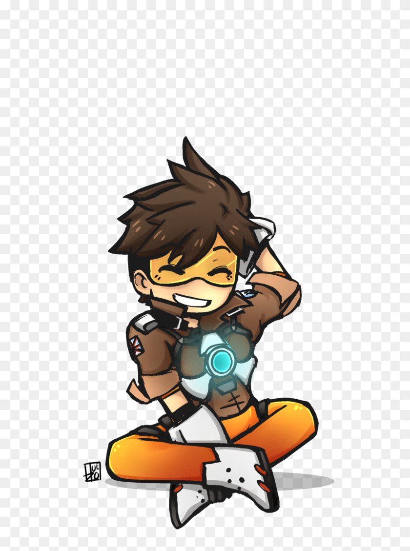 748x1069 Tracer - Overwatch Tracer PNG