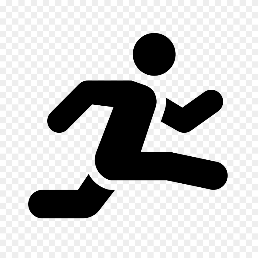 1600x1600 Track And Field Filled Icon - Track And Field PNG