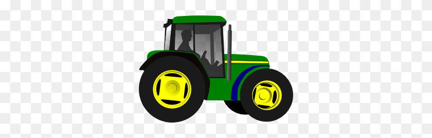 300x208 Tractor Clip Art - John Deere Tractor PNG