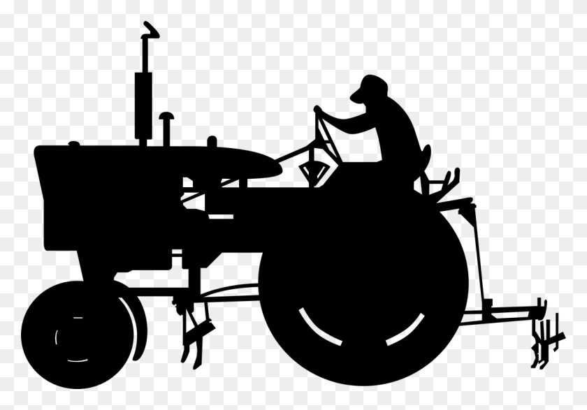 1100x744 Tractor Clip Art Black And White - Tractor Clipart Free
