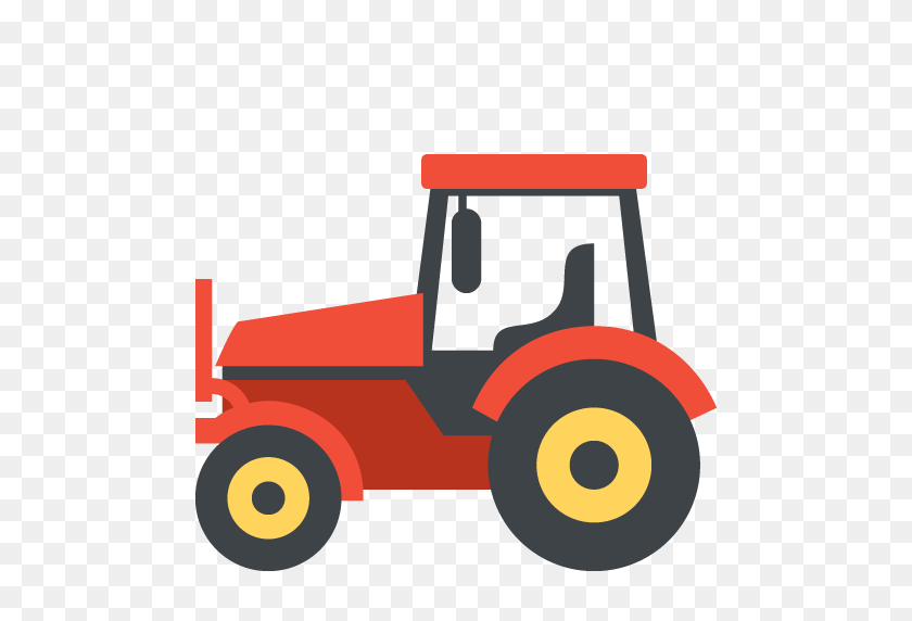512x512 Tractor Emoji Vector Icon Descarga Gratuita Vector Logos Art - Tractor Neumático Clipart