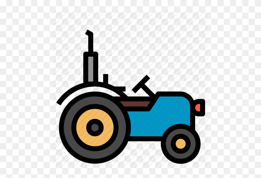 512x512 Icono De Tractor - Imágenes Prediseñadas De Neumático De Tractor