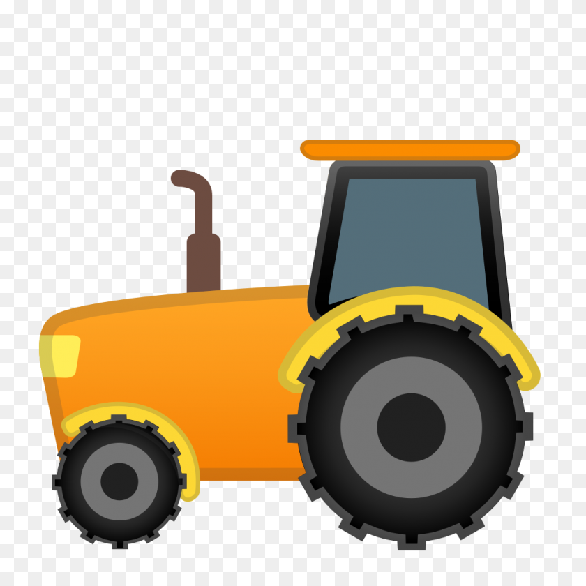 1024x1024 Tractor Icono Noto Emoji Lugares De Viaje Iconset De Google - Tractor Png